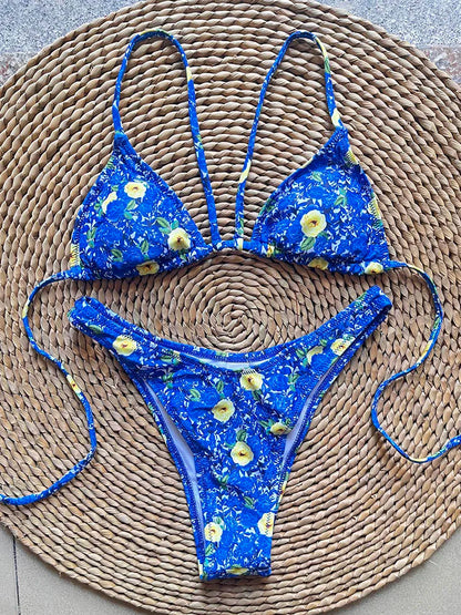 SoSoof - Brazilian bikini met bloemenprint