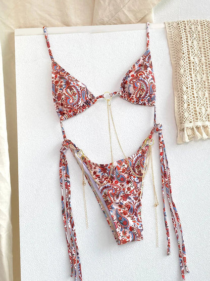 SoSoof - Brazilian bikini met ketting detail