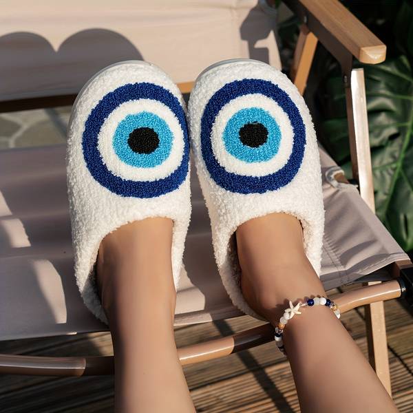 BlueEye - Pluche Pantoffels