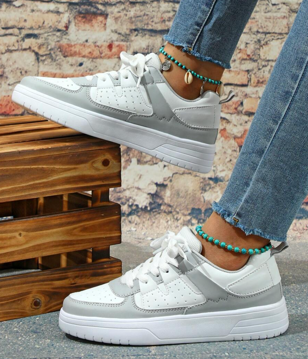 en comfortabele sneakers met een uniek ontwerp