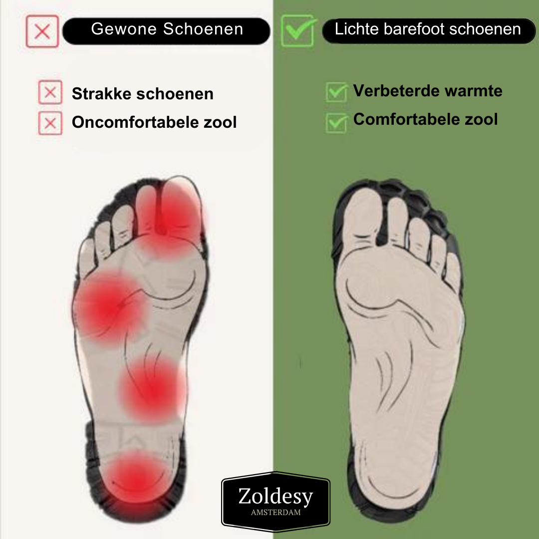 Outdoor Flex - Antislip & universele blote-voeten-schoen (waterdicht)