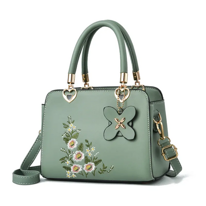 Flora Crossbody Tas - Met prachtig borduursel