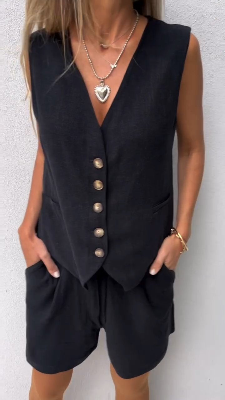 Elise - Tweedelige set met gilet