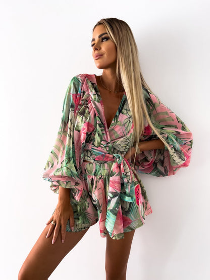 MonLu - Zomerse playsuit voor dames