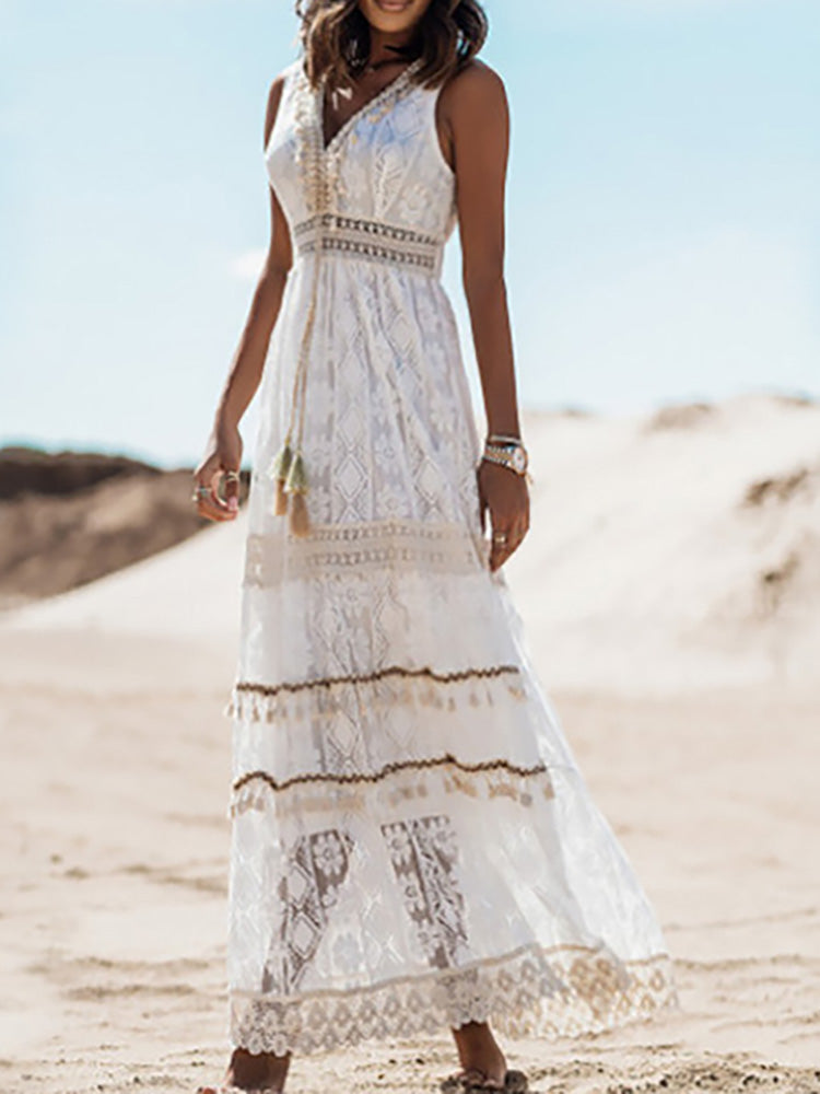 Liz Boho Maxi Dress