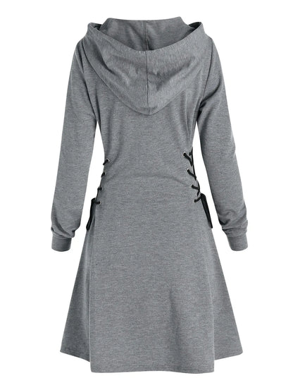 OVINA - Hoodie Jurk