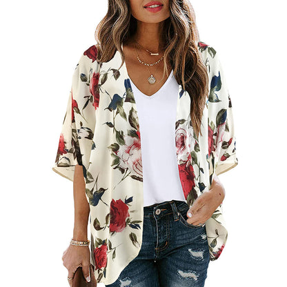 SandRoze- Kimono met bloemen