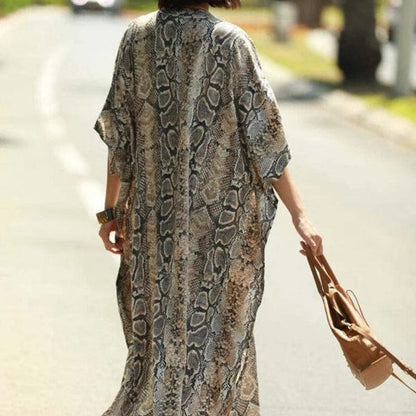 MiSun - Strand Kimono Jurk met Dierenprint