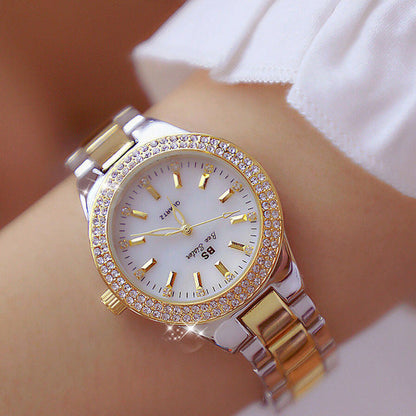 Bee Sister - Diamond dames quartz horloge